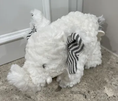 Mary Meyer Baby Musical Wind Up White Elephant Soft Plush Stuffed Toy Works 10 L • $9.99