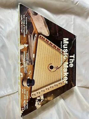 The Music Maker Lap Harp Zither Instrument Original Box No Tuner - Vintage • $34.99