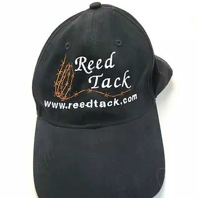 Reed Tack Saddles Horse Mule Hat Cap Black Strapback Leather Goods  B9 D • $8.99