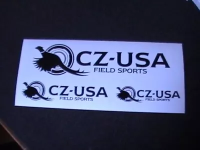 CZ USA Decal Sticker CZ-USA Genuine Factory Vinyl Decal Sticker CZ 3 PC Sticker • $6.99