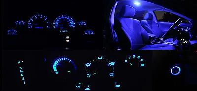 Blue LED Light Full Upgrade Kit For Nissan Patrol GU Dash AC Control And More • $52.61