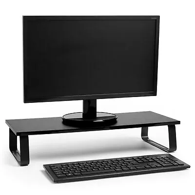 Imac Computer Monitor Screen Riser Stand PC Laptop Ipad Tablets Printers Desk • £29.95