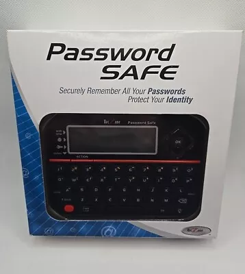 Password Keeper Safe Vault Model 595 Black Backlit LCD • $23.96