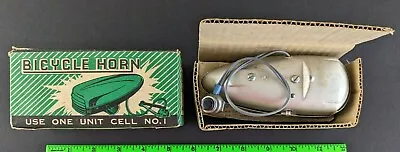 Vintage 1940s Valiant Silver Electric Bike Bicycle Horn NOS (Box Has Wear) • $144.95