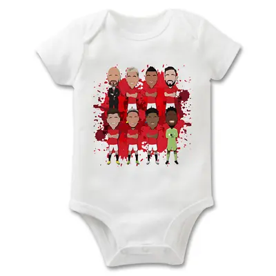 Utd 2023-24 Vector Heroes Baby Grow Vest 0-9 Months Unofficial Manchester Gift • $14.91