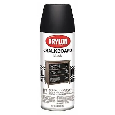 Krylon I00807007 Chalkboard Spray PaintBlackFlat12 Oz • $8.99