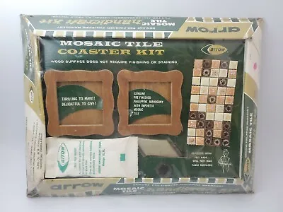 Rare 1962 Vintage Arrow Mosaic Tile Handicraft Kit NEW OLD STOCK  • $128.28