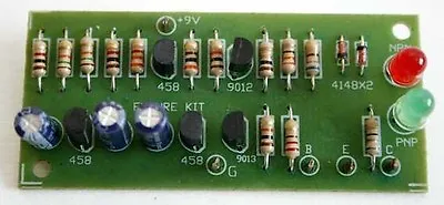 Basic In Circuit Transistor Tester NPN / PNP 2 X LED [ Unassembled Kit ] • $8.92
