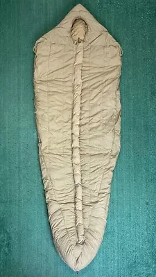 Vtg US Army M-1p45 Feather Filled Down Mountain Regular Sleeping Bag Military • $129