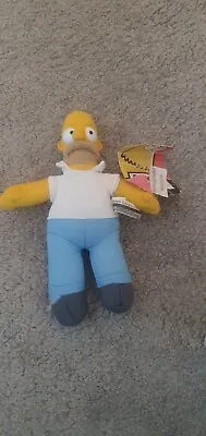 Homer Simpson Soft Toy Vintage Tagged Matt Groening • £7.99