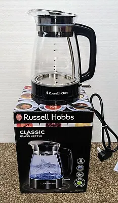 £27.99 • Buy Russell Hobbs 26080 Hourglass Cordless Electric Glass Kettle Artisan Inspired 