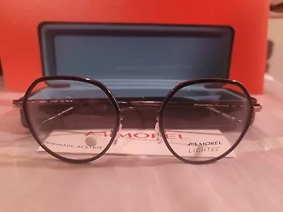 MOREL LIGHTEC Eyeglasses Frame FROM FRANCE Full Rim OCTAGON 48 22 145(HIGH END)  • $199.99