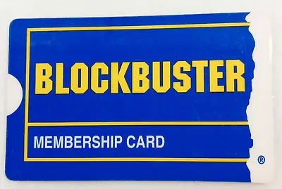 Blockbuster Membership Card Viacom Company Vintage Original 1990s FAST Shipping • £9.49