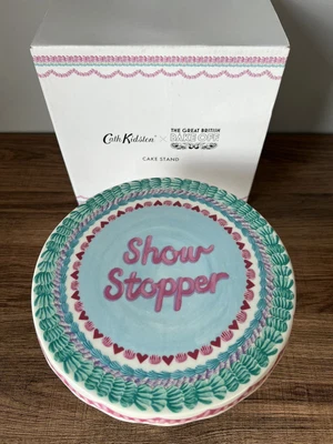 £12.99 • Buy Cath Kidston Great British Bake Off Show Stopper Ceramic Pedestal Cake Stand New