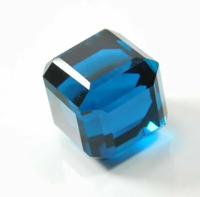 A++ Certified Teal Sapphire Cube Shape 76 Ct Loose Gemstone Big Size • $21.59