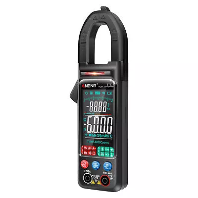 ANENG ST212 Clamp Meter Intelligent Digital Clamp Multimeter 6000 Counts O8Q7 • $49.74