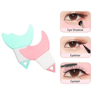 Multifunctional Silicone Eye Makeup Auxiliary Guard Portable Mascara Baf__- • $6.65