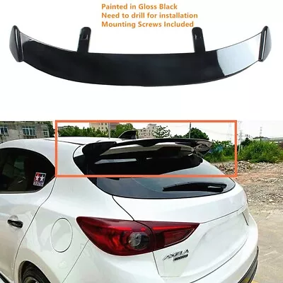 For Mazda 3 14-18 BM Hatchback Universal Rear Window Roof Spoiler Lip Wing 51'' • $84.72