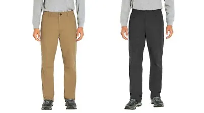 Orvis Men’s Fleece Lined Pant Stretch Fabric Water Repellent Black And Tan Color • $34.99
