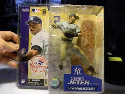 Loose New Mcfarlane Mlb 5 Derek Jeter Ny Yankees Gray Jrsy Variant Cheapest-read • $7.99