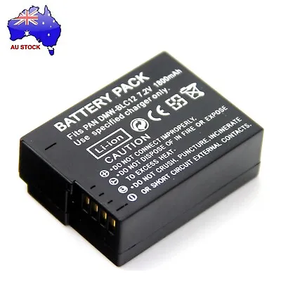 AUS 1800mAh 7.2v Battery Pack For Panasonic DMW-BLC12 DMW-BLC12E DMW-BLC12PP • $31.99