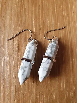 Lola Rose Luxor Earrings White Magnesite • £17