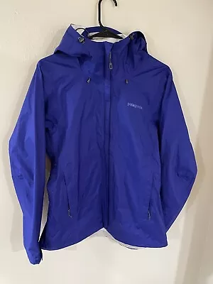 Patagonia Women’s Torrentshell Blue Hooded Full Zip Rain Jacket Blue M 83806 • $100