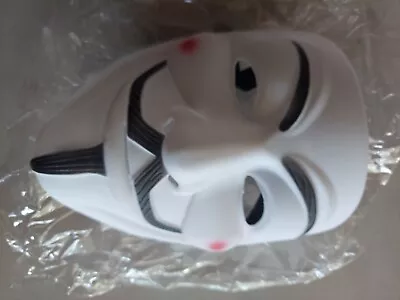 V For Vendetta Mask Anonymous Guy Fawkes Halloween Mask Hacker Mask  • $5