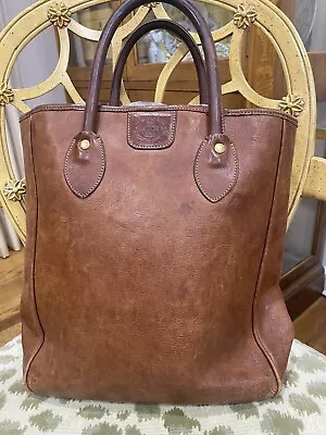 Vintage Ghurka Chestnut Tote • $229