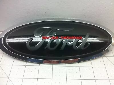 Ford F150 Emblem Overlay Decal 2021 2022 2023 2024        MATTE BLACK • $35