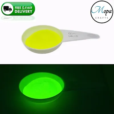 £1.99 • Buy Yellow Neon Glow In The Dark Pigment Powder For Paint,Nail,Art,Crafts,Acrylic