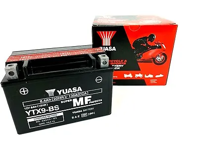 Genuine Yuasa YTX9-BS High Power AGM Motorbike Motorcycle Battery YTX9BS • £45.65
