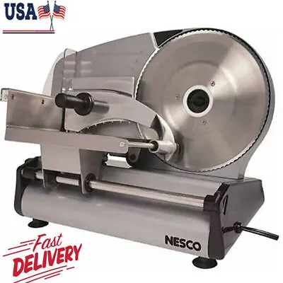 Commercial Meat Slicer 180W Deli Cheese Food Bread Kitchen 8.7  Blade For Home • $140.97