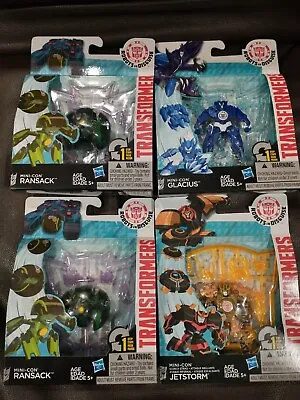 Transformers Minicon GLACIUS JETSTORM RANSACK Lot Robots In Disguise Mini-Cons  • $39.99