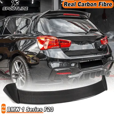 Carbon Fiber Rear Roof Spoiler Window Wing For BMW 1-Series F20 Hatchback 12-18 • $168.69