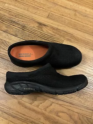 Merrell Primo Breeze II Women's Size 10 Black Mules Clogs Slip On Casual Shoes • $24.99