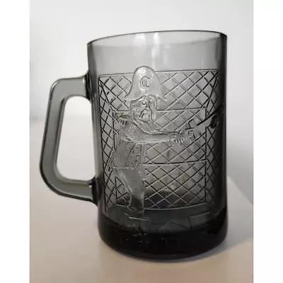 McDonald's Captain Crook Baseball Smoky Glass Coffee Cup Mug VTG 1970's  • $9.45