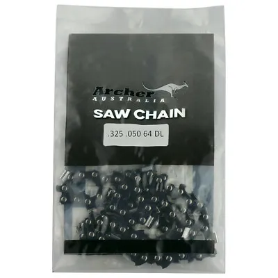 Archer Chainsaw Saw Chain .325 .050 1.3mm 64 DL Drive Links • £10.72