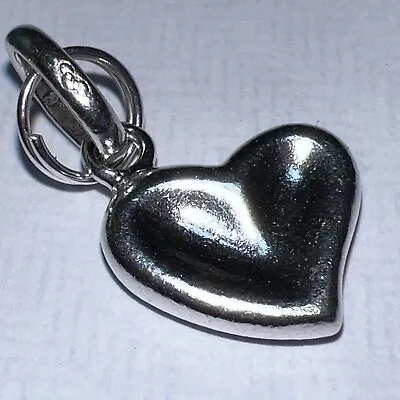 Pretty Links Of London Heart Sterling Silver Charm Hallmarked • £0.99