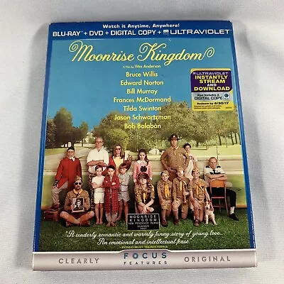 Moonrise Kingdom Blu-ray DVD Combo • $11