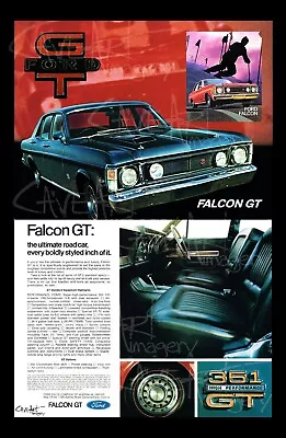 Ford Falcon XW GT 351 POSTER A1 (vertical) • $63.50