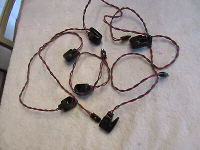 $9.99 • Buy Vintage Spuroco C7 Christmas Tree Light Bulb Socket Ad-On-Lite Set Of 6 NOS