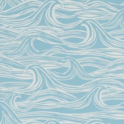 £79.95 • Buy Clarke And Clarke Surf Aqua Cotton PVC WIPE CLEAN Tablecloth Oilcloth