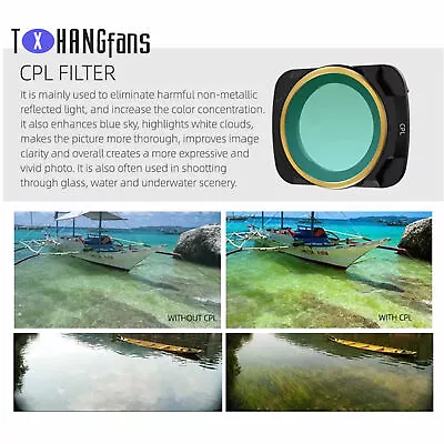 $11.05 • Buy Adjustable MCUV CPL ND/PL Lens Filters Replacement For DJI Mavic Air 2 Drone ATF