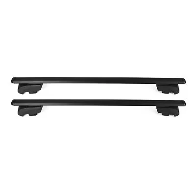 Lockable Roof Rack Cross Bars Luggage Carrier For Audi Q7 2007-2015 Black 2Pcs • $169.90