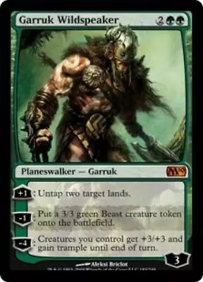 MTG - Garruk Wildspeaker - Magic 2010 Core Set - Light Play - Normal • $3.35