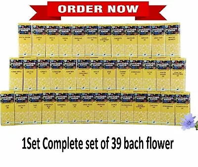 Set Of 40 Bach Flower New Life Remedies Kit (30ml) 1Set Complete • £156.22