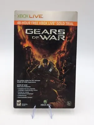 NEW Microsoft Xbox 360 Live 48 Hour Trial GOLD Subscription Card Gears Of War  • $11.24
