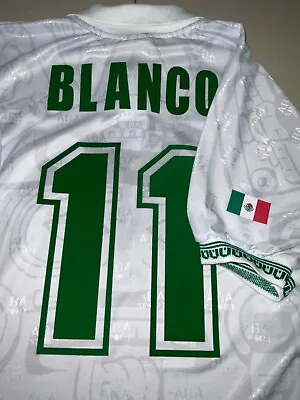 BLANCO MEXICO 96-97   Size S .AUTHENTIC SHIRT ABA SPORT NEW WITH TAGS  • $175