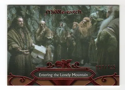 2022 Cryptozoic CZX Middle Earth Red #11 Entering The Lonely Mountain #97/125 • $15.99